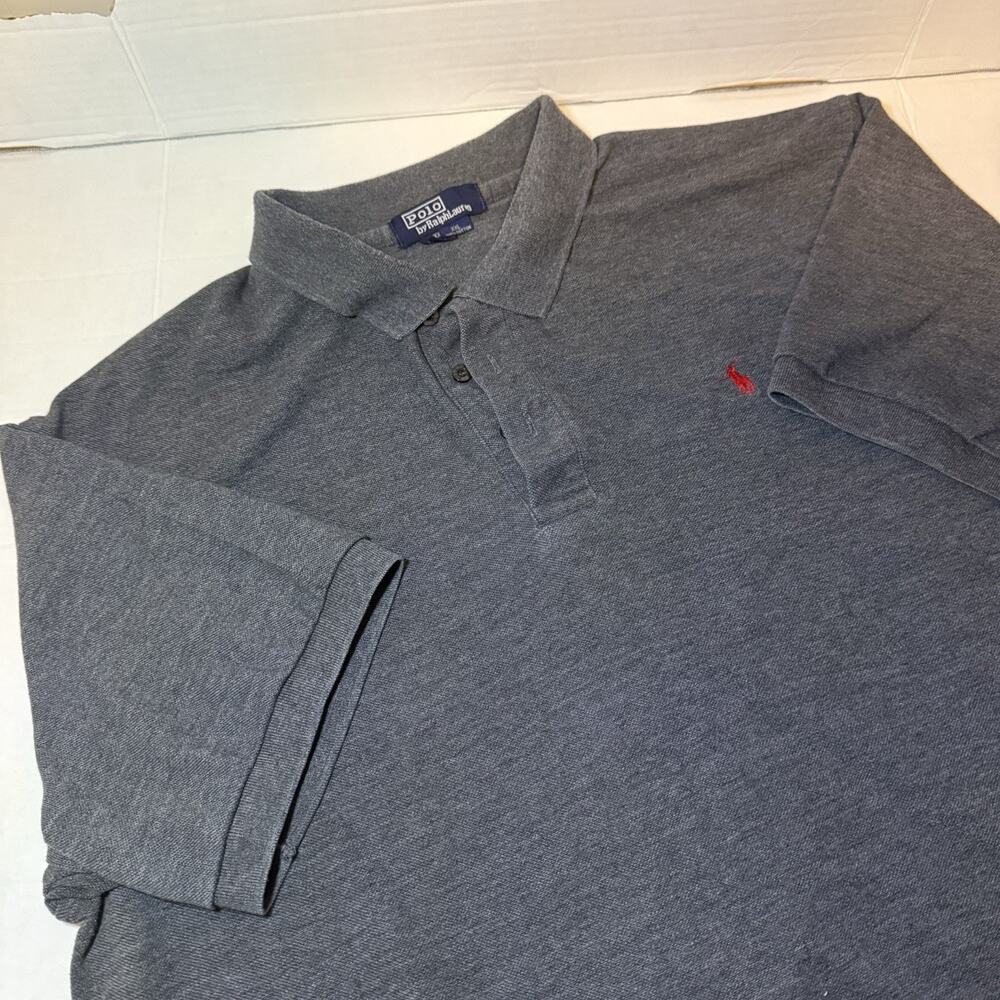 Men’s plain gray polo by Ralph Lauren Size XXL